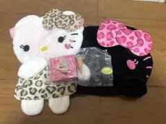 ハローキティ ぬいぐるみ ポーチ ポシェット 3点セット ガチャガチャ
