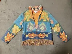 魚模様のカラフルジャケット
