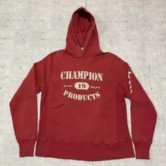 Champion フーディー ビッグロゴ アームロゴ 脇リブ チャンピオン