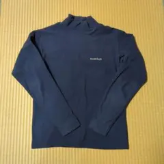 モンベル　mont-bell ハイネック　フリース　ネイビー　メンズSサイズ