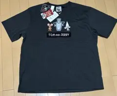【新品】【キーホルダー付き】TOM AND JERRY Tシャツ LL 希少のサムネイル