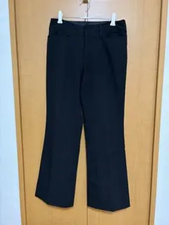 スーツパンツ　スラックスパンツ　黒　ブラック