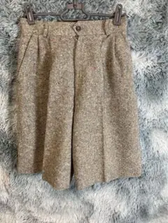 EVERGREEN エバーグリーン ツイードショートパンツ Mサイズ キュロット