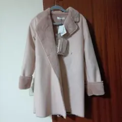 CECIL McBEE ピンクムートンコート Mサイズ