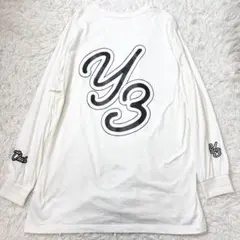 Y-3ワイスリーバックプリント クルーネック 長袖 Tシャツ XLのサムネイル