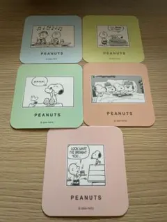 PEANUTS コースター 5枚セット