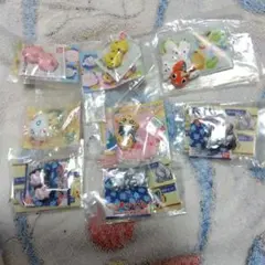 ポケモン他マスコットボタンセット