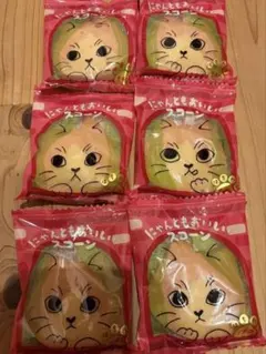 にゃんともおいしいスコーン はちわれイチゴ 6個セットのサムネイル