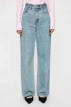 マウジー　MOUSSY HIGH WAIST STRAIGHデニム　24インチのサムネイル