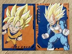 ドラゴンボールSD 悟空&ベジータ　Wポストカード　最強ジャンプ　付録