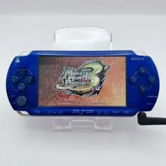 【ゲームプレイ可能】SONY PSP-1000 青色 バッテリー付き