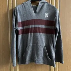 Ralph Lauren M グレー プルオーバー　Mサイズ　パーカー　七分袖のサムネイル