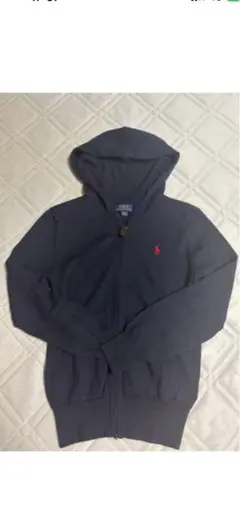 [美品✨]Polo Ralph Laurenニットフルジップパーカーネイビー