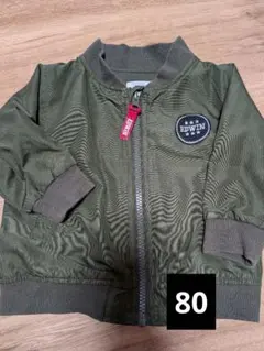 EDWIN キッズ アウター 80サイズ カーキのサムネイル