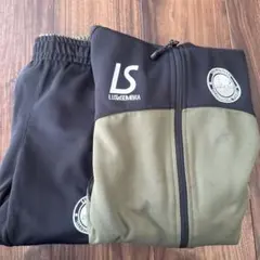 LUZ & SOMBRA ジャージ上下セット ブラック/オリーブ