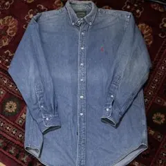 Polo country ポロカントリー デニムシャツ 長袖 90sのサムネイル