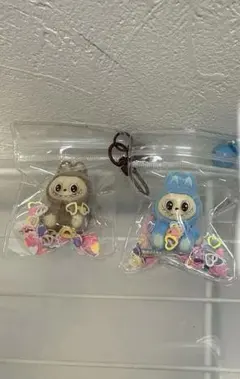 LABUBU ぬいぐるみ キーホルダー 3点セット ラブブ