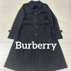 バーバリー トレンチコート 黒 40 難あり
