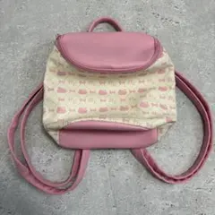 ハローキティピンク色ミニリュック