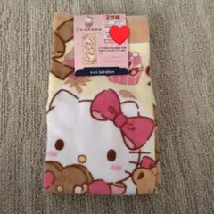 キティ フェイスタオル キャラクターグッズ