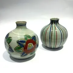 상태좋음 花瓶 2品 花器 一輪挿し