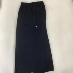 匿名発送 LOWRYS FARM黒のロングスカート スリット