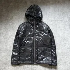 【ユニクロ】（XL）中綿ジャケット00s oldUNIQLO 光沢 Y2Kお兄系