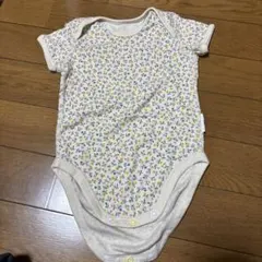 花柄半袖ベビー肌着