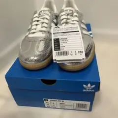 adidas Samba OG W シルバー/ホワイト 6.5