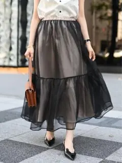 未使用タグ付き新品　オーガンジースカート