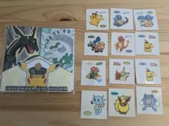 デコキャラシールホルダー ピカチュウ ゼクロム　シールセット