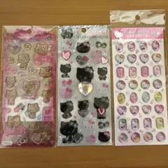 サンリオ　キティ　 キラキララインストーン　シール