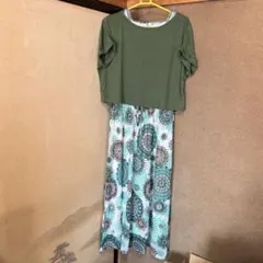 チチカカ ワンピース エスニック フリーサイズ コーデ レディース 春夏③