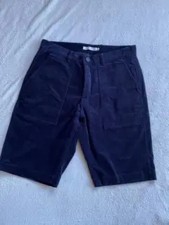 HOUSE OF BLUES コーデュロイショートパンツ Mサイズ ネイビー