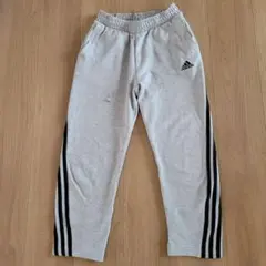 アディダス グレー ストライプ ジャージ スウェット