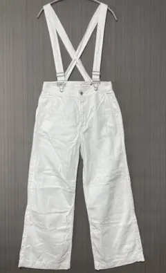GAP　ホワイトデニム　サスペンダー付きサロペット　26×2Rのサムネイル