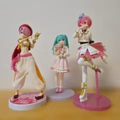 Re:ゼロから始める異世界生活 　Rem フィギュア2体と初音ミク1体