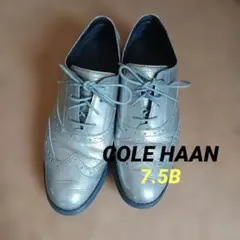 COLE HAAN コールハーンシルバーレースアップシューズ7.5Bのサムネイル