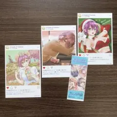 ①カッコウの許嫁　イラストカード3種　クリアしおり　購入特典　瀬川ひろ