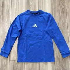 美品　adidas ロンT 140cm 青