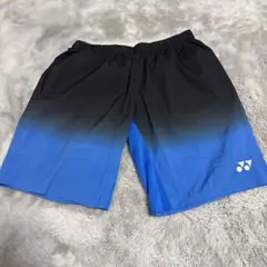 ヨネックス ショートパンツ 黒青グラデーション