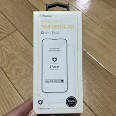 iface 13mini強化ガラスフィルム　ブラック　新品未使用