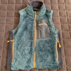 mont-bell フリースジャケット ノースリーブ 青緑色