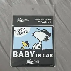 Marines スヌーピー マグネット BABY IN CARのサムネイル