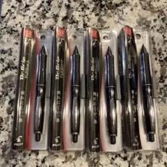 PILOT ドクターグリップ　フルブラック　シャーペン　シルバー　4本