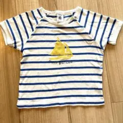 PETIT BATEAU プチバトー　ストライプ Tシャツ 24m/86cm