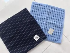 【未使用】Calvin Klein ハンカチ セット ネイビー ライトブルー