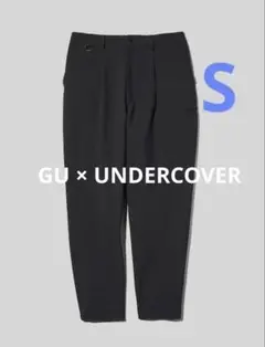 【GU × UNDERCOVER】　ワイドテーパードパンツ　ブラック　黒　S