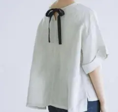 北欧、暮らしの道具店　fog linen work ブラウスのサムネイル