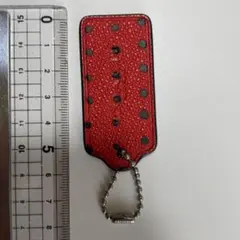 COACH コーチ　レザー　キーホルダー　チャーム　タグ　④
